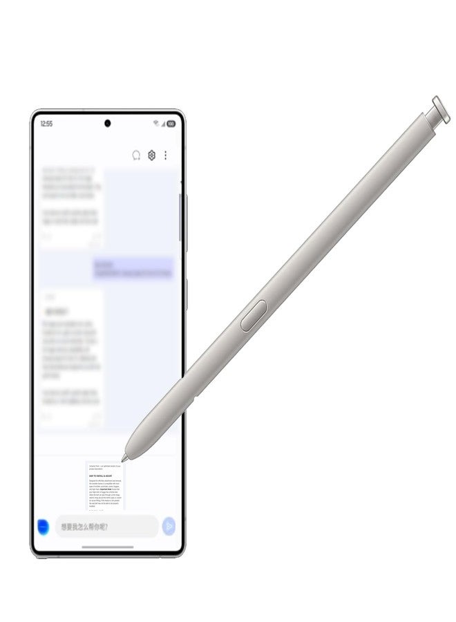 كاوشونغ قلم بديل لجهاز سامسونج جالاكسي S25 ألترا، قلم بديل لجهاز سامسونج جالاكسي S25 ألترا 5G 6.9 بوصة بجميع إصداراته، EJ-PS938BBEGUJ (رمادي فاتح) - Image 4